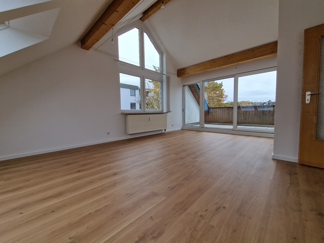 Wohnzimmer Dachgeschosswohnung Leinfelden-Echterdingen